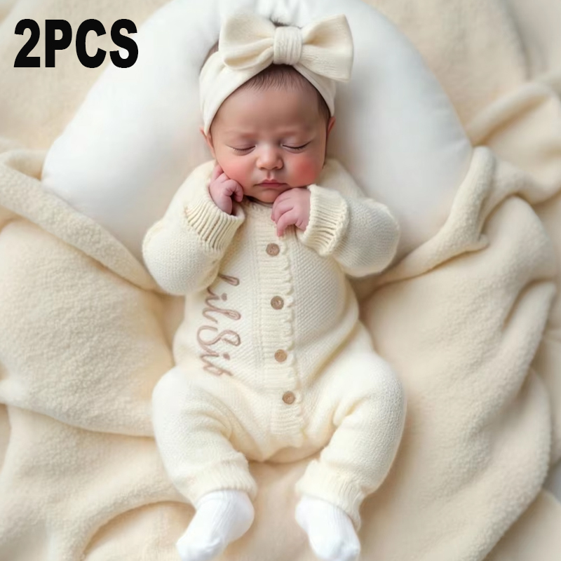 Baby Clothing Accessories - Ylsteed 2Pcs Knitted Newborn Photography Outfits