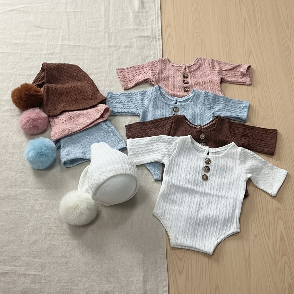 Baby Clothing Accessories - Newborn Photography Props Romper Long Tail