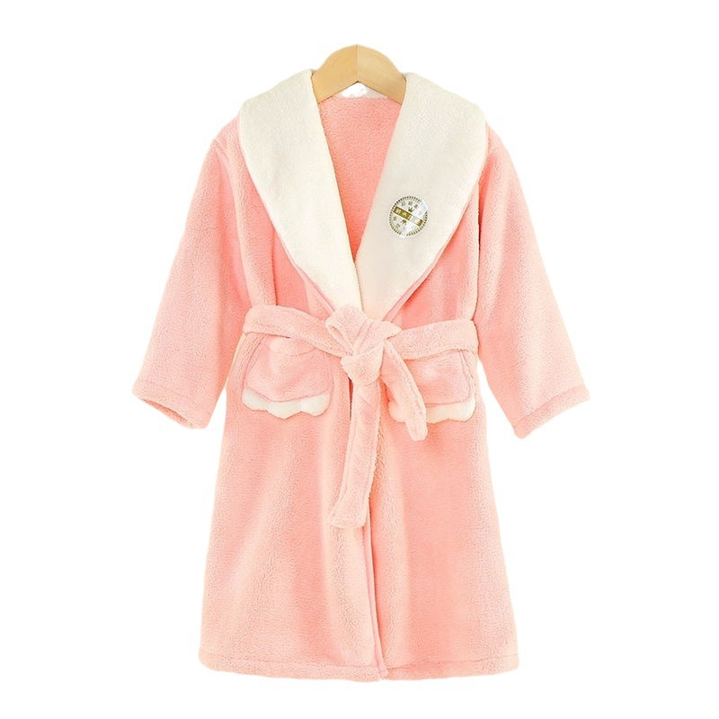 Children's Cartoon Robe Winter - Baby Gown Nightwear review and price