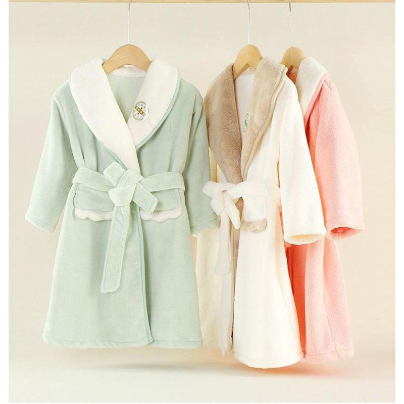Children's Cartoon Robe Winter - Baby Gown Nightwear review and price