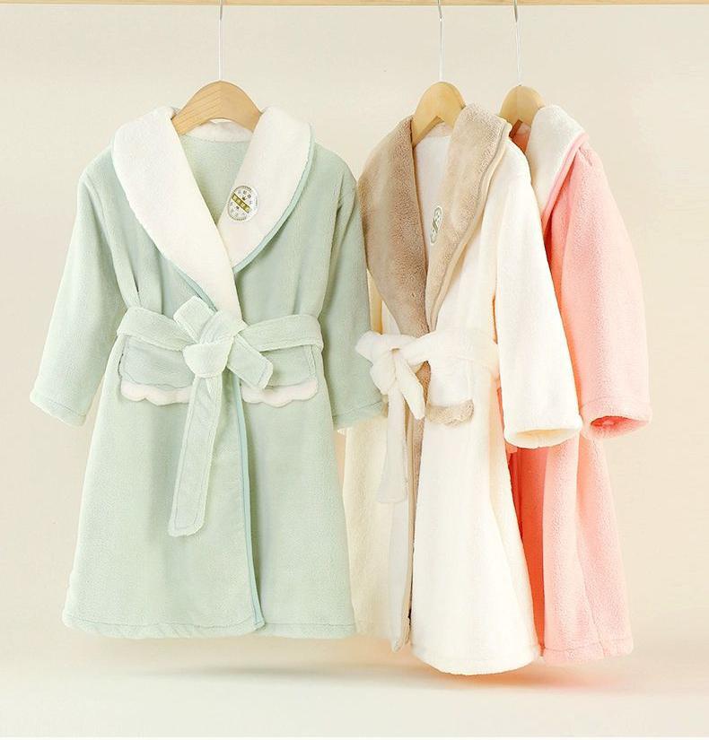 Children's Cartoon Robe Winter - Baby Gown Nightwear review and price