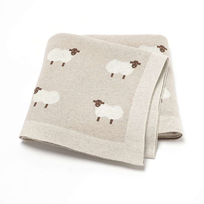 Cute Sheep Print Muslin Newbor - Baby Clothing Organic Cotton review and price