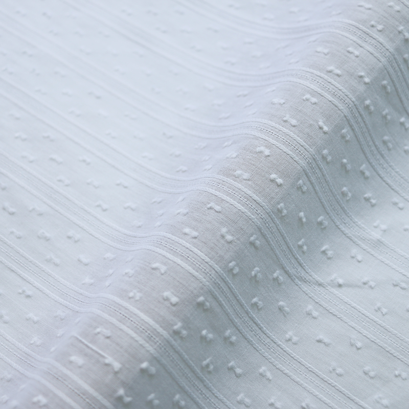 50cm*147cm White Cotton Jacqua - Baby Clothing Organic Cotton review and price