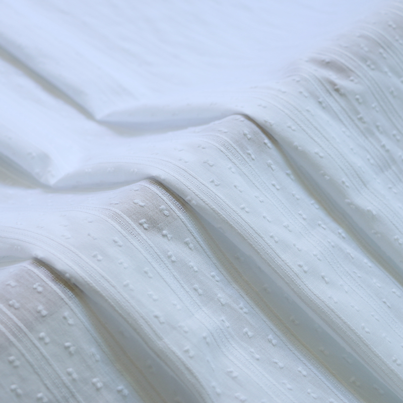 50cm*147cm White Cotton Jacqua - Baby Clothing Organic Cotton review and price