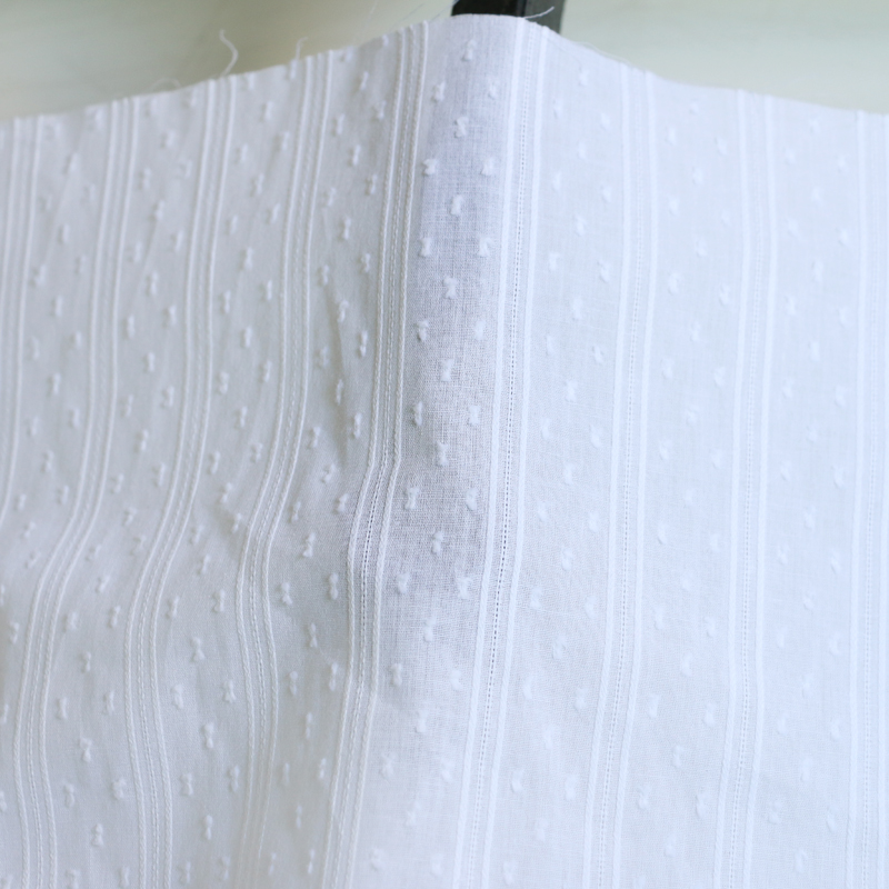 50cm*147cm White Cotton Jacqua - Baby Clothing Organic Cotton review and price