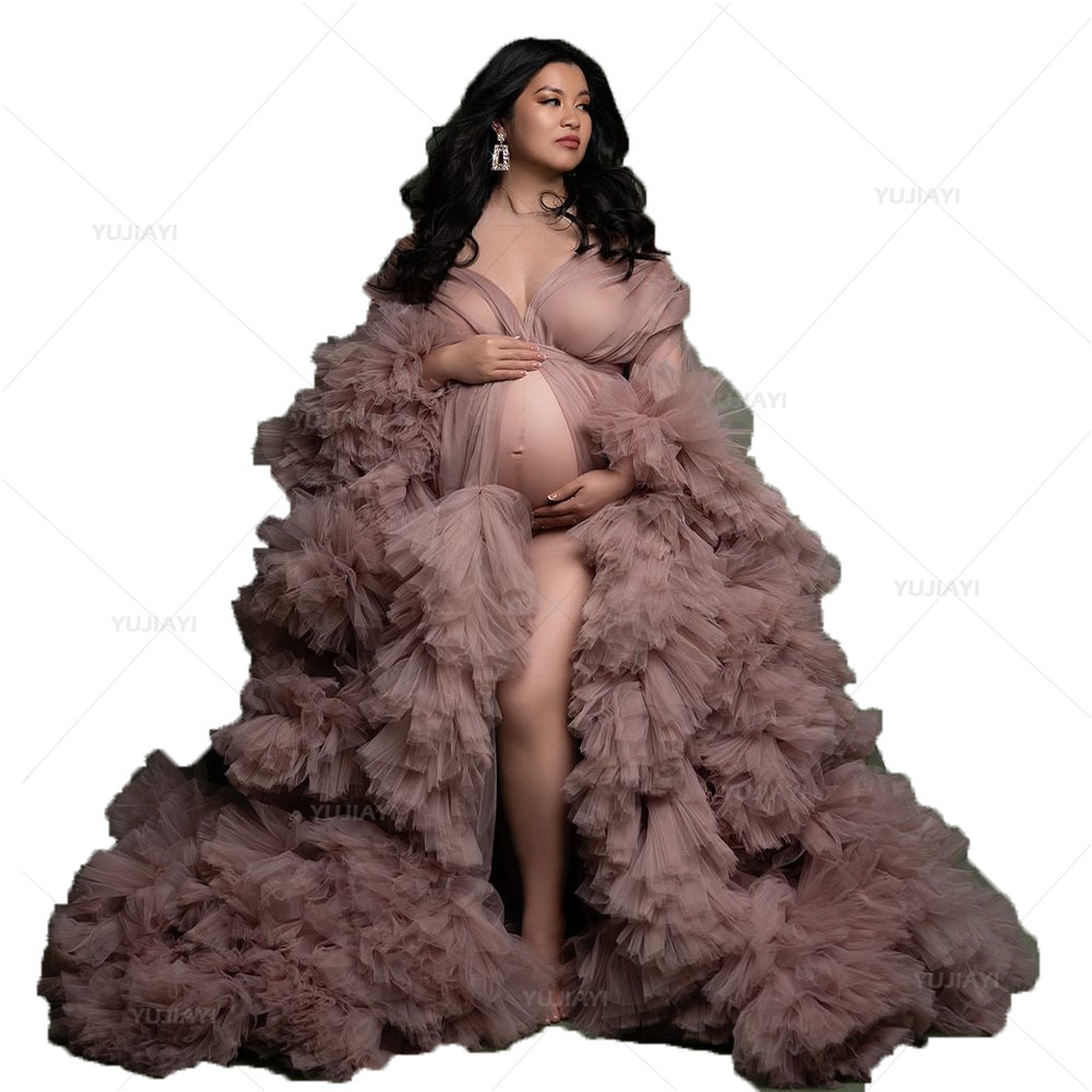 Luxury Customized Tulle Pregna - Baby Gown Nightwear review and price
