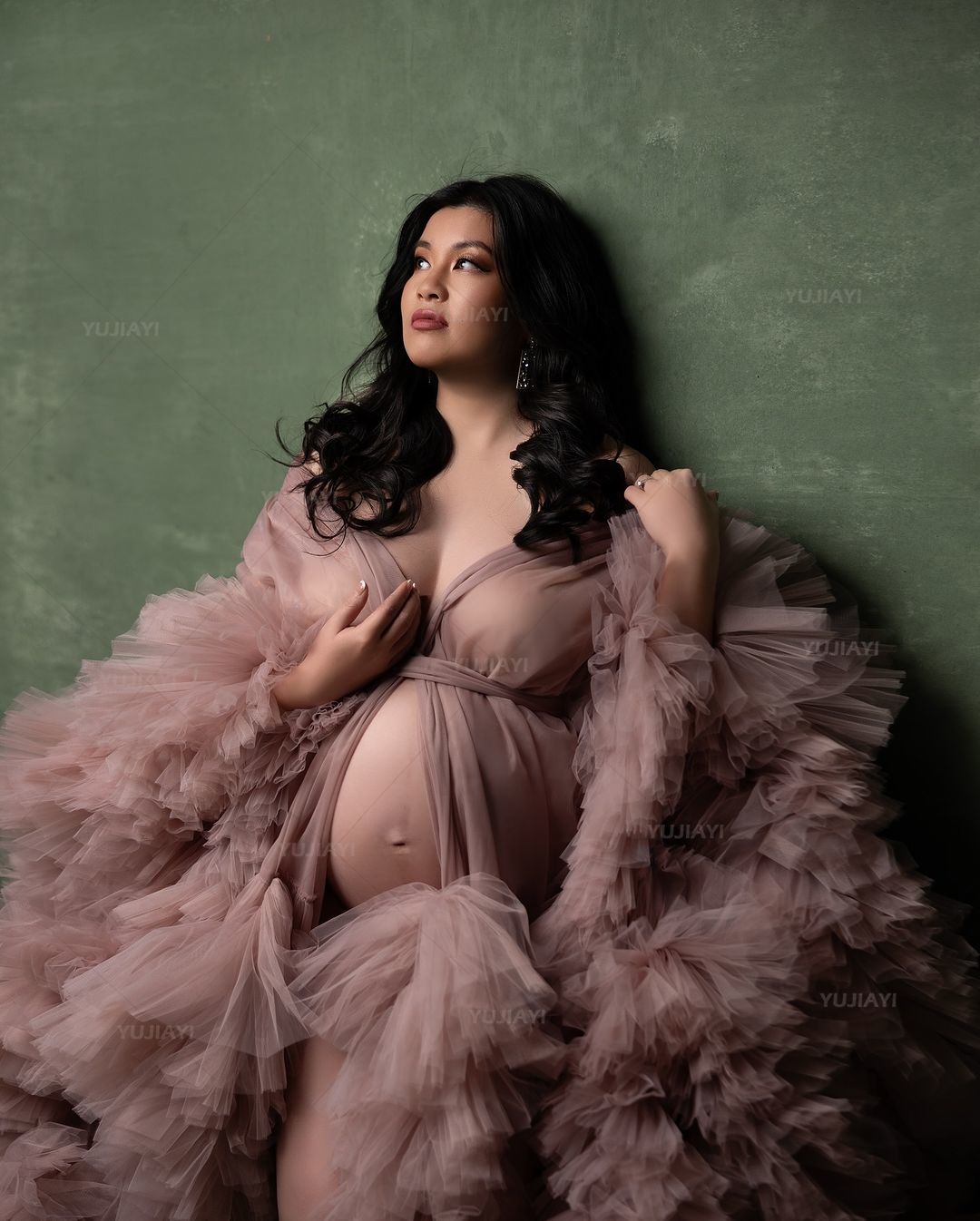 Luxury Customized Tulle Pregna - Baby Gown Nightwear review and price