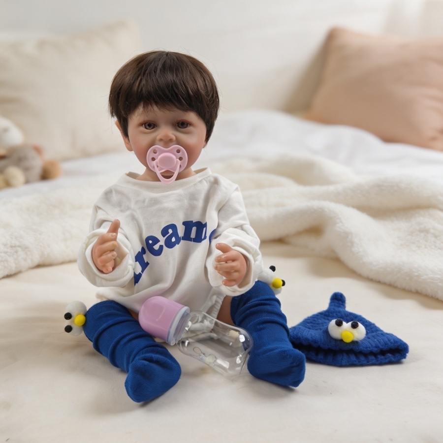 55cm simulation cute boy Rebor - Baby Clothing Gifts review and price