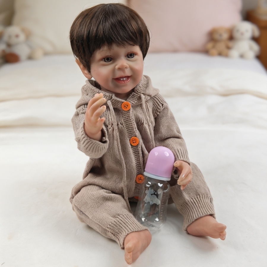 55cm simulation cute boy Rebor - Baby Clothing Gifts review and price